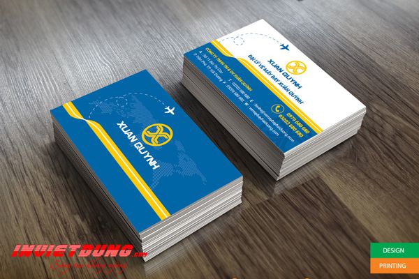 In card visit tại Hai Bà Trưng