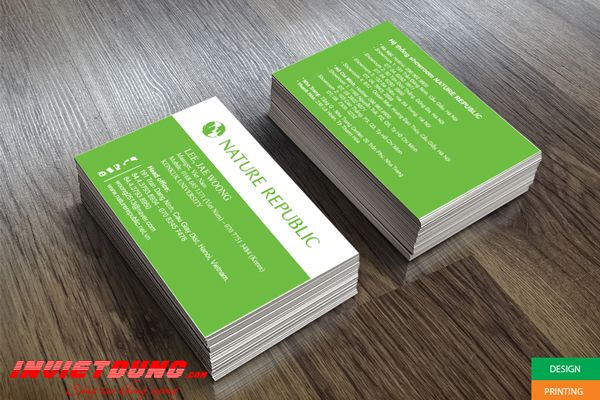 Mẫu in card visit ngành spa, thẩm mỹ viện
