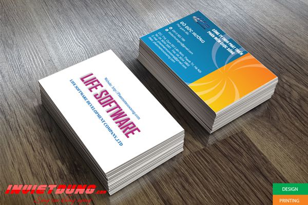Mẫu card đẹp Life software Mẫu card đẹp Life software
