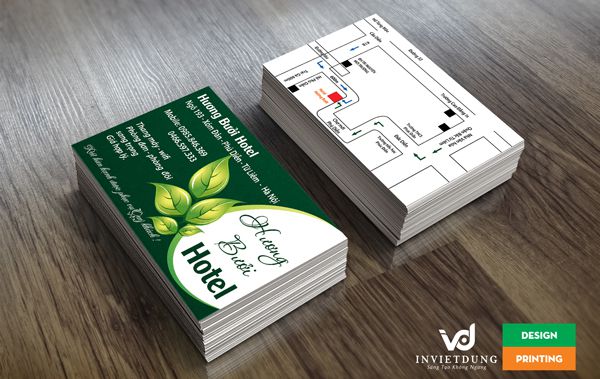 Mẫu card visit khách sạn, hotel, nhà nghỉ đẹp