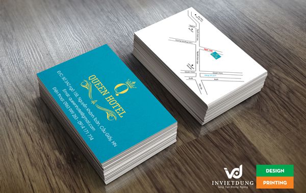 In card visit tại Hai Bà Trưng