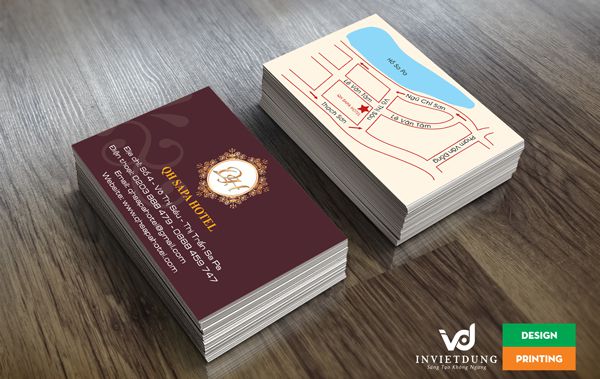 Mẫu card visit khách sạn, hotel, nhà nghỉ đẹp