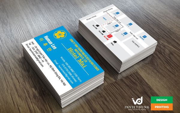 Mẫu card visit khách sạn, hotel, nhà nghỉ đẹp