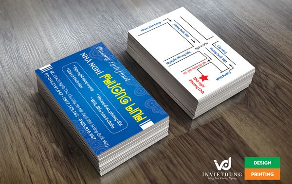 Mẫu card visit khách sạn, hotel, nhà nghỉ đẹp