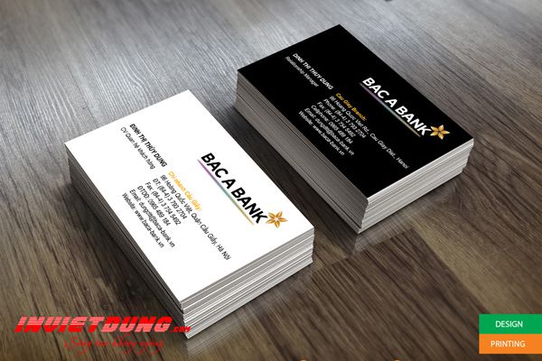 Mẫu name card nghành ngân hàng