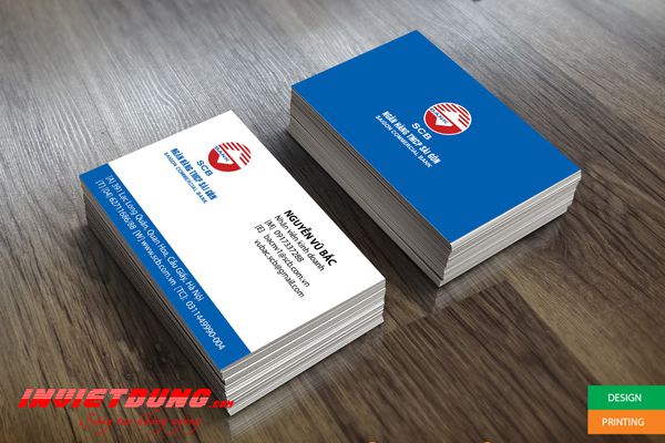 Mẫu card visit ngân hàng SCB - Ngân hàng TMCP Sài Gòn Mẫu card visit ngân hàng SCB - Ngân hàng TMCP Sài Gòn