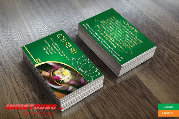 In card visit tại Hai Bà Trưng
