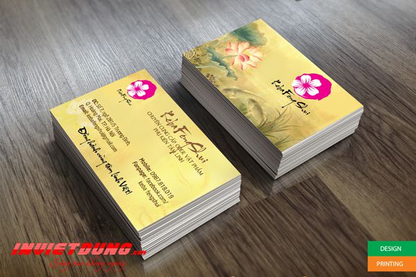 Mẫu name card phong thủy đẹp