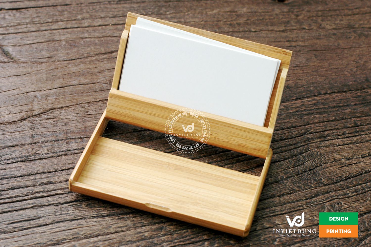 Ví đựng card visit bằng gỗ