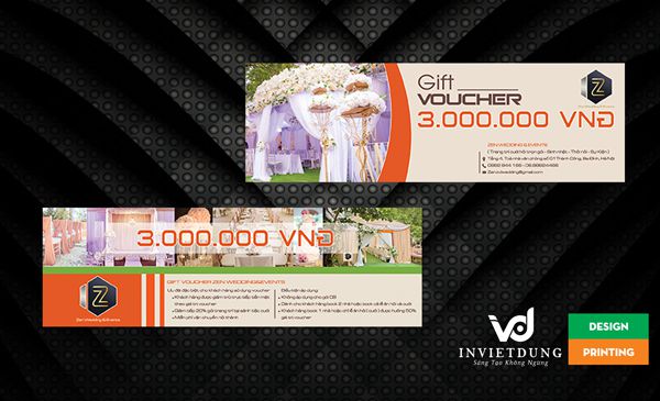 Mẫu voucher nhà hàng đẹp