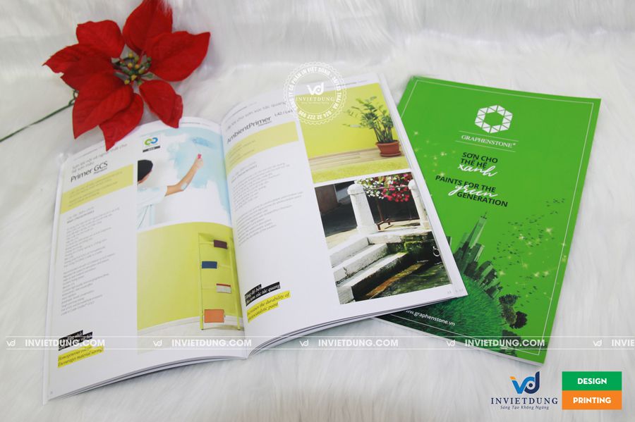 Mẫu catalogue cho hãng sơn chuyên nghiệp và ấn tượng