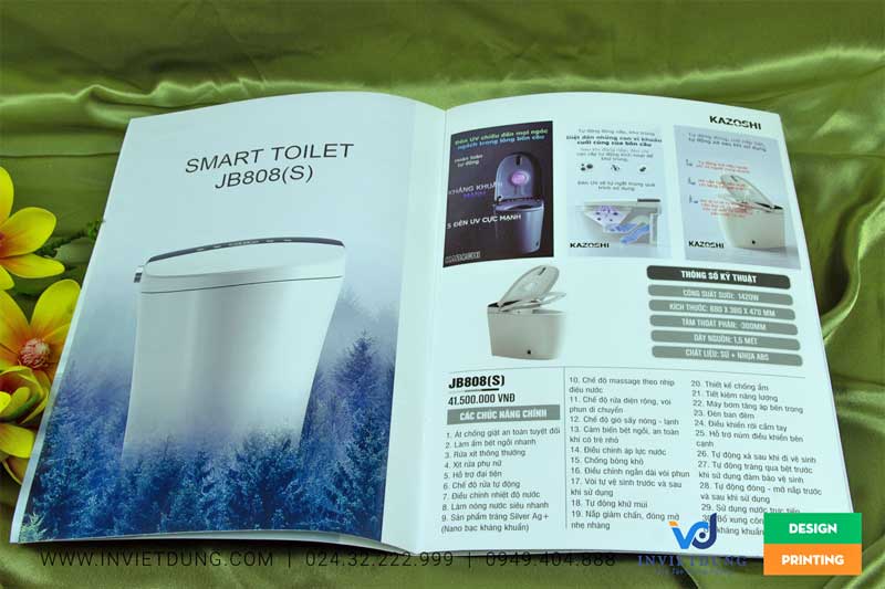 Mẫu catalogue công ty Kazoshi Việt Nam
