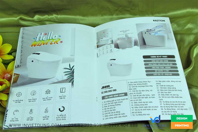 Mẫu catalogue công ty Kazoshi Việt Nam