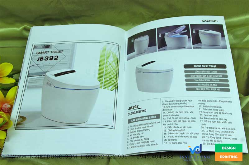 Mẫu catalogue công ty Kazoshi Việt Nam