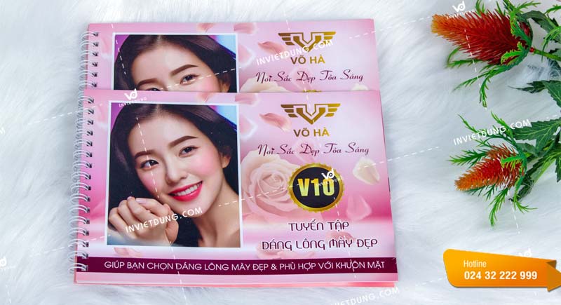 Mẫu catalogue đóng lò xo cho spa Võ Hà