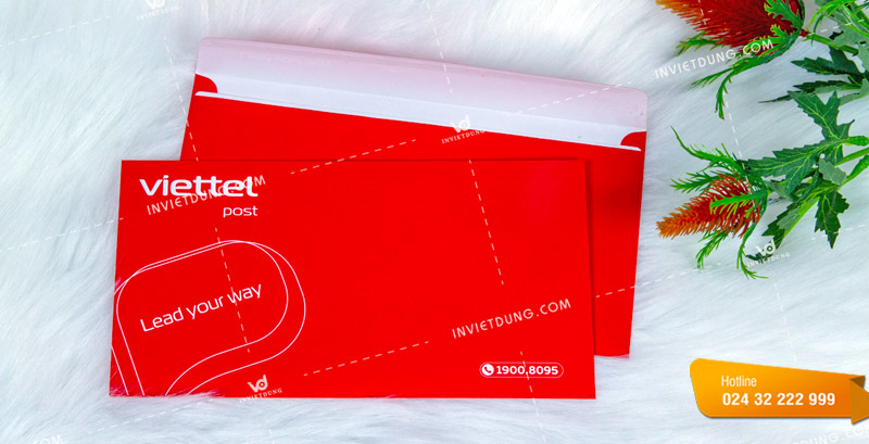Mẫu phong bì đơn vị vận chuyển Viettel Post