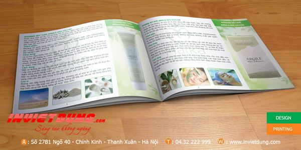 Catalogue mỹ phẩm, Mẫu thiết kế Catalogue mỹ phẩm đẹp