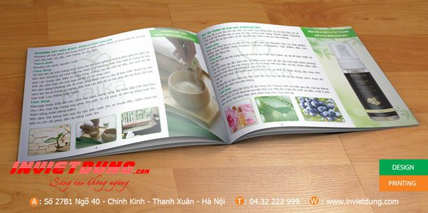 Catalogue mỹ phẩm, Mẫu thiết kế Catalogue mỹ phẩm đẹp