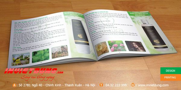 Catalogue mỹ phẩm, Mẫu thiết kế Catalogue mỹ phẩm đẹp