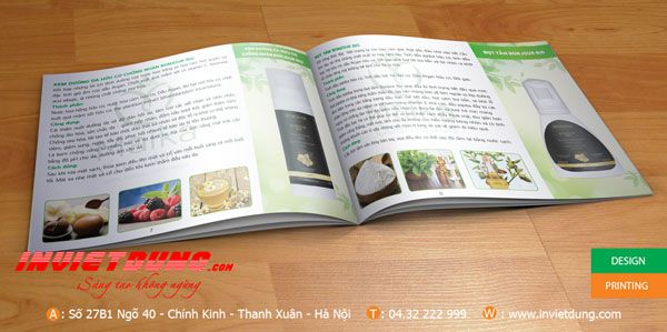 Catalogue mỹ phẩm, Mẫu thiết kế Catalogue mỹ phẩm đẹp