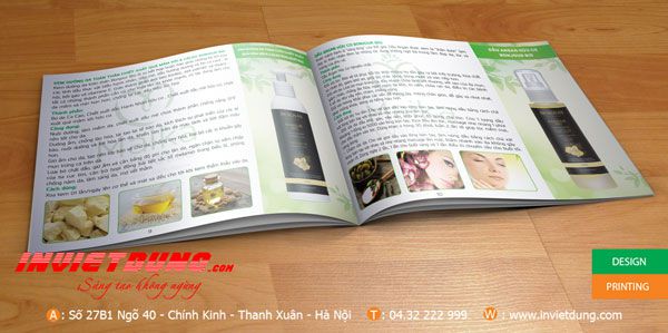Catalogue mỹ phẩm, Mẫu thiết kế Catalogue mỹ phẩm đẹp