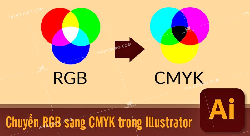 Chuyển hệ màu RGB sang CMYK trong Illustrator