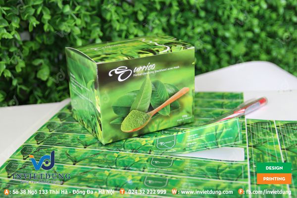 In nhãn mác mỹ phẩm với thiết kế độc đáo và ấn tượng