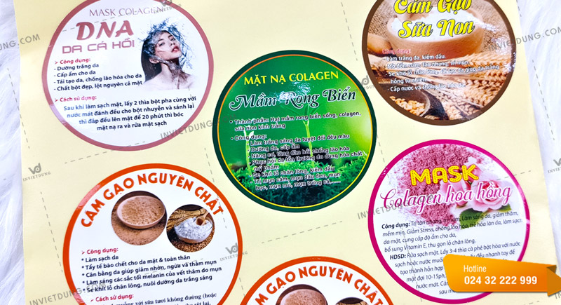 Mẫu in sticker đẹp và chuyên nghiệp tại xưởng In Việt Dũng