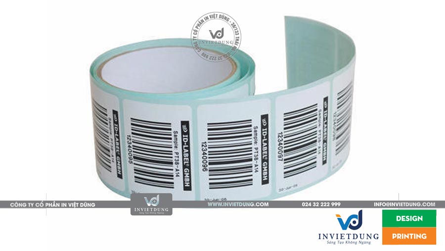 in tem nhãn barcode cuộn