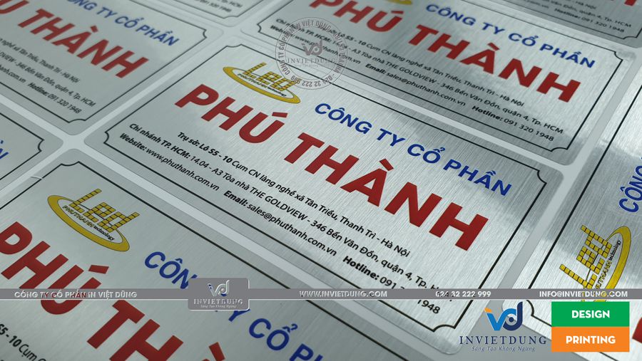 In decal nhũ bạc giá rẻ tại Hà Nội