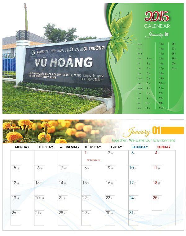 In lịch độc quyền