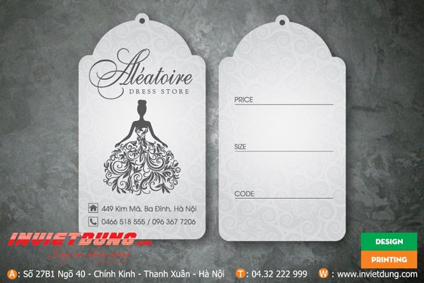 In thẻ treo áo quần giá rẻ