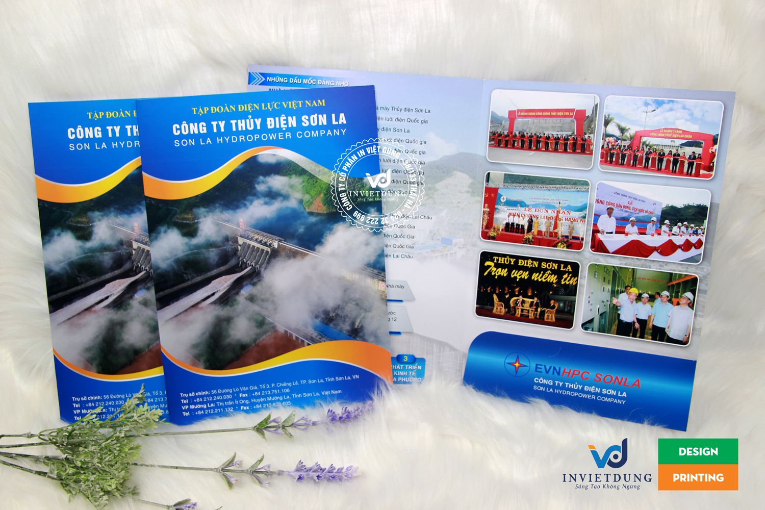 In kẹp file công ty Thủy Điện Sơn La