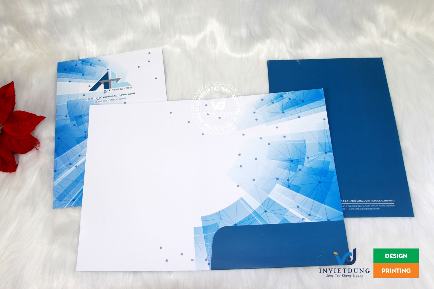 Kích thước folder có tay gấp