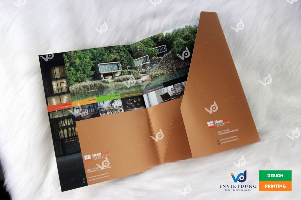 In kẹp file công ty thiết kế nội thất