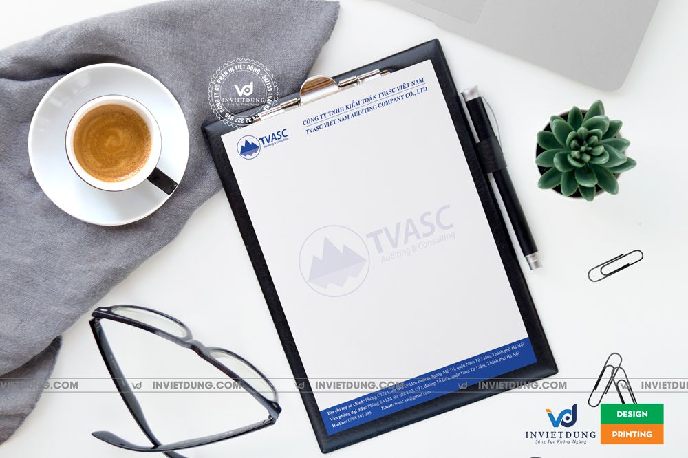 in letterhead Công ty kiểm toán TVASC