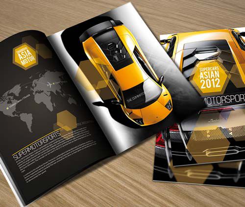 Mẫu Brochure oto đẹp