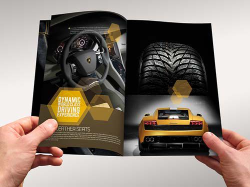 Mẫu Brochure oto đẹp
