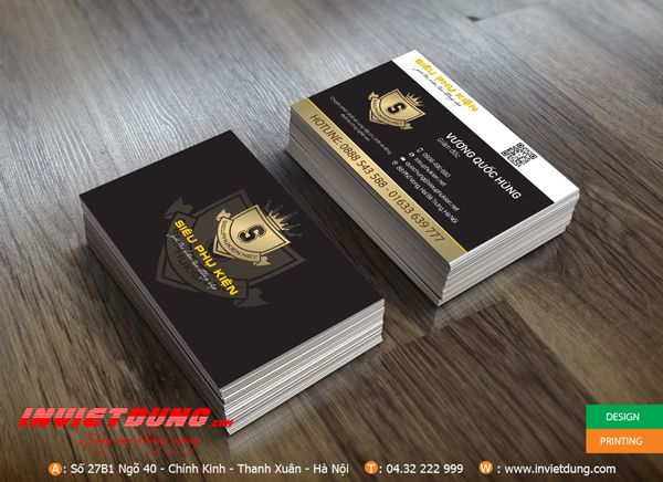 In card visit điện lạnh đẹp