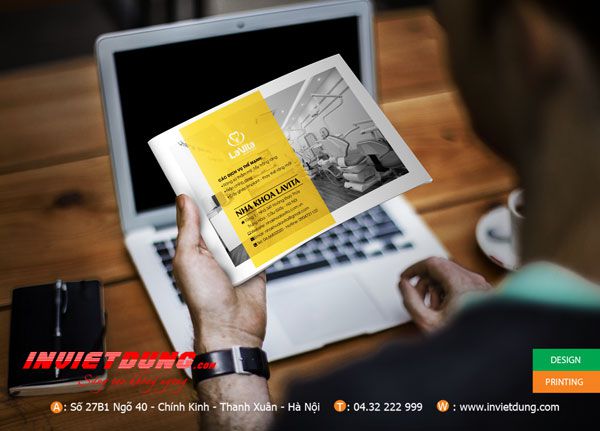 Mẫu catalogue nha khoa LAVITA đẹp