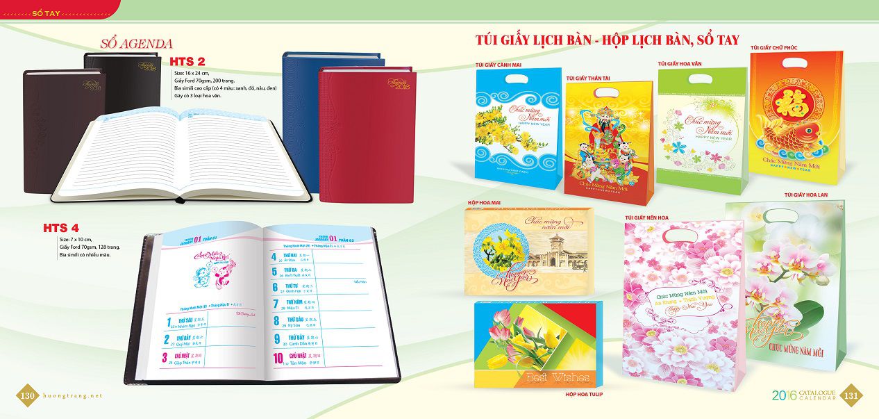 In lịch Tết tại Ba Đình