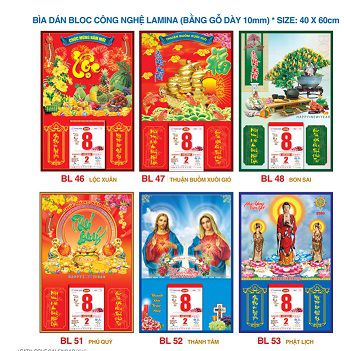 In lịch Tết với thiết kế độc đáo và ấn tượng