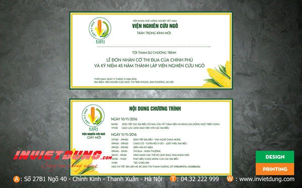 Mẫu thiệp mời hội nghị