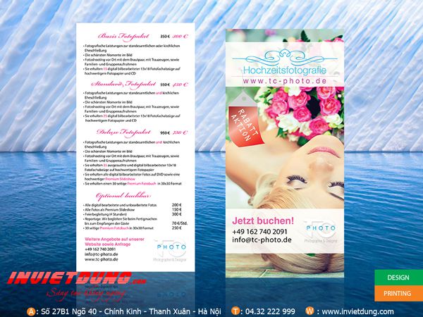 Mẫu tờ rơi 10x21 Spa Mẫu tờ rơi 10x21 Spa