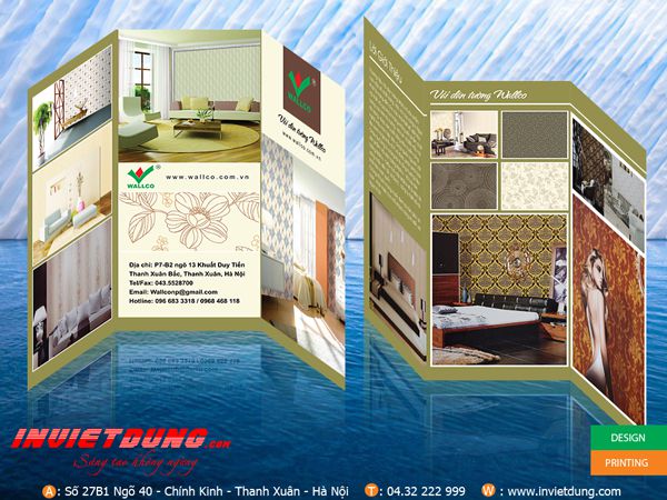 Mẫu tờ rơi khai trương công ty Wallco