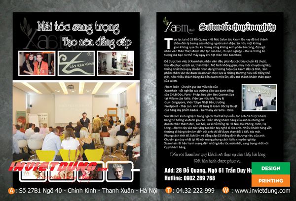 Mẫu tờ rơi quảng cáo tóc, Tờ rơi Hair salon, Tờ rơi salon tóc đẹp
