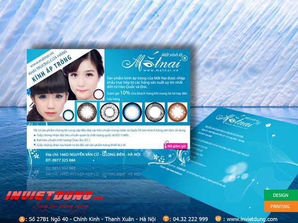 Mẫu tờ rơi đẹp kính áp tròng Mẫu tờ rơi đẹp kính áp tròng