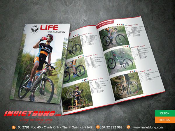 Tờ rơi xe đạp điện, Mẫu tờ rơi quảng cáo xe đạp điện đẹp