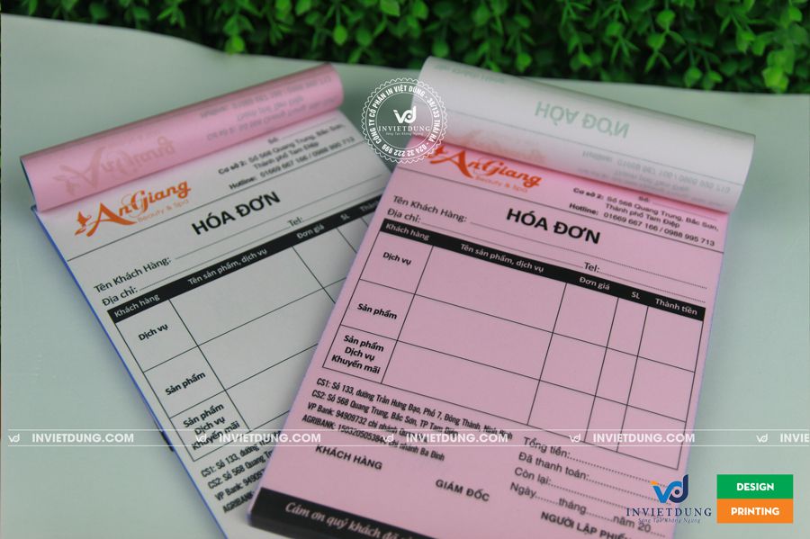 in hóa đơn điện thoại