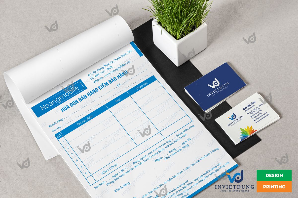 Mẫu hóa đơn cửa hàng điện thoại